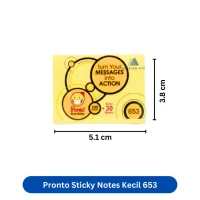 Pronto Sticky Notes 653 Kecil 38x51mm PSN45130 130 sheet