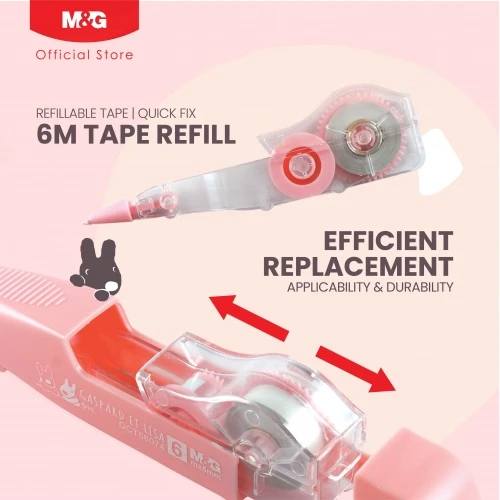 Correction Tape M&G Gaspard et Lisa 6M QCT56074 Tipex Kertas Roll