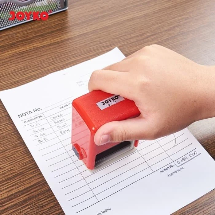 Date Stamp S-71 Joyko Stempel Tanggal LUNAS