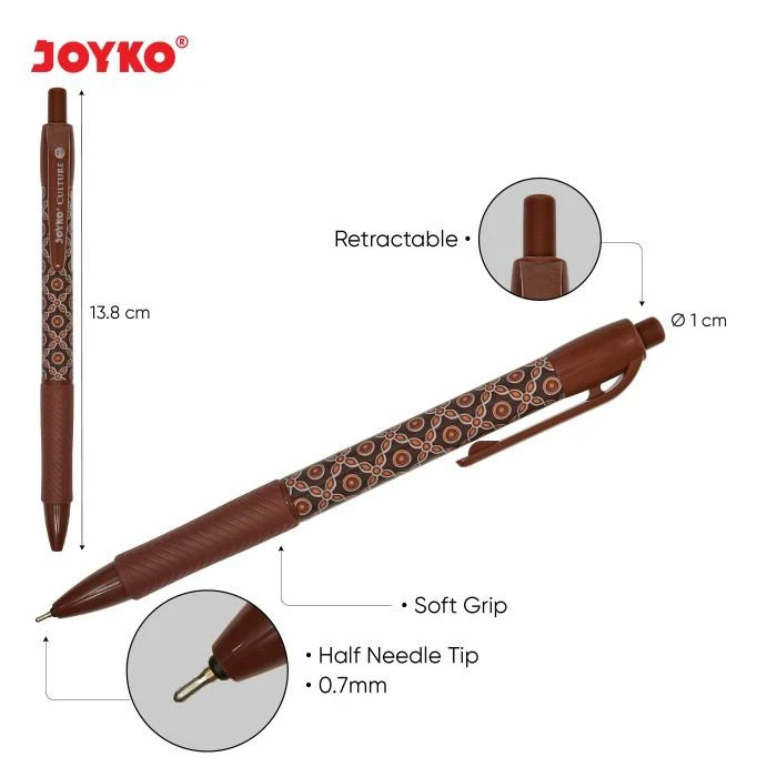 Pulpen Gel BP-184 BATIK Joyko