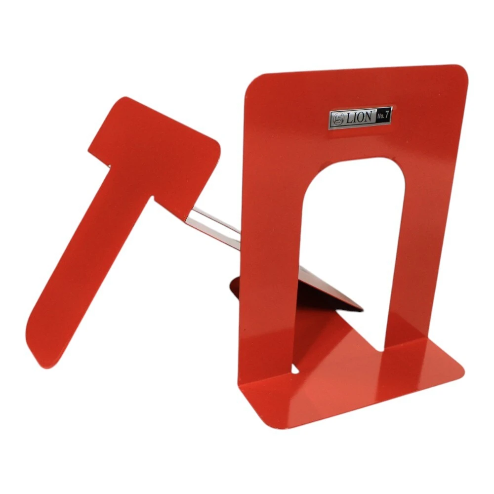 Stand Book End Lion SB-7 Sandaran Buku Besi [SET Isi 2]