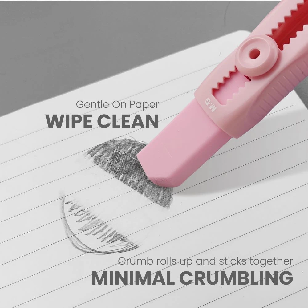 Eraser M&G Sliding 3 Colors AXPQ4273