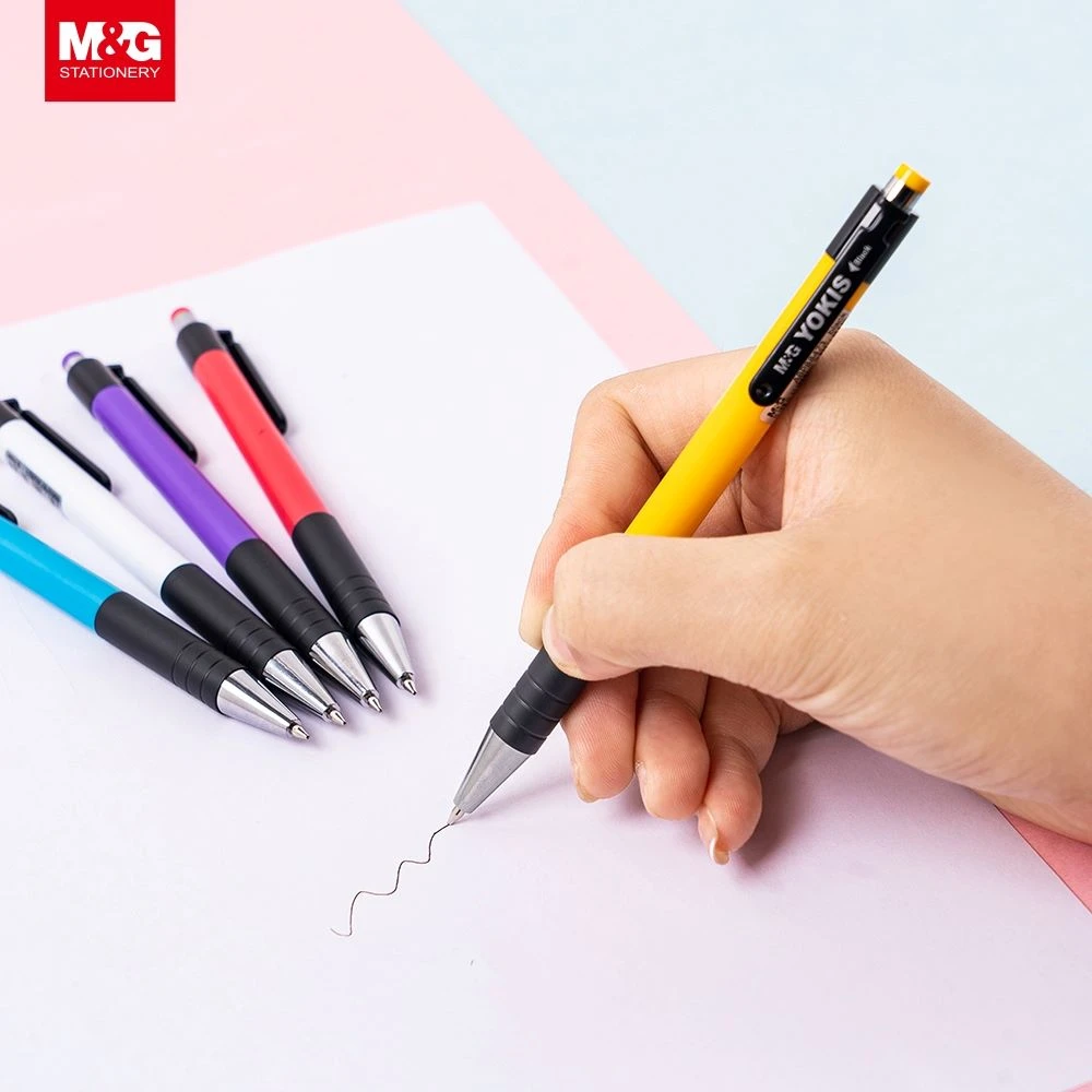 Pulpen M&G Retracable 0.7mm Black ABP88473A