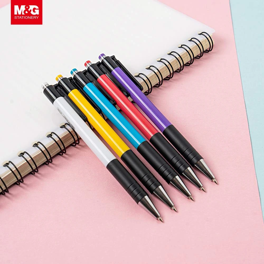 Pulpen M&G Retracable 0.7mm Black ABP88473A