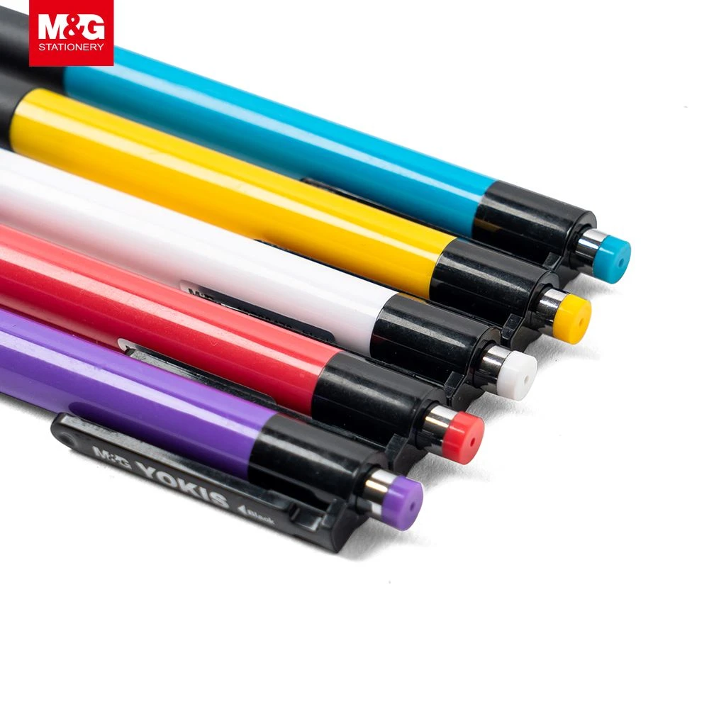 Pulpen M&G Retracable 0.7mm Black ABP88473A