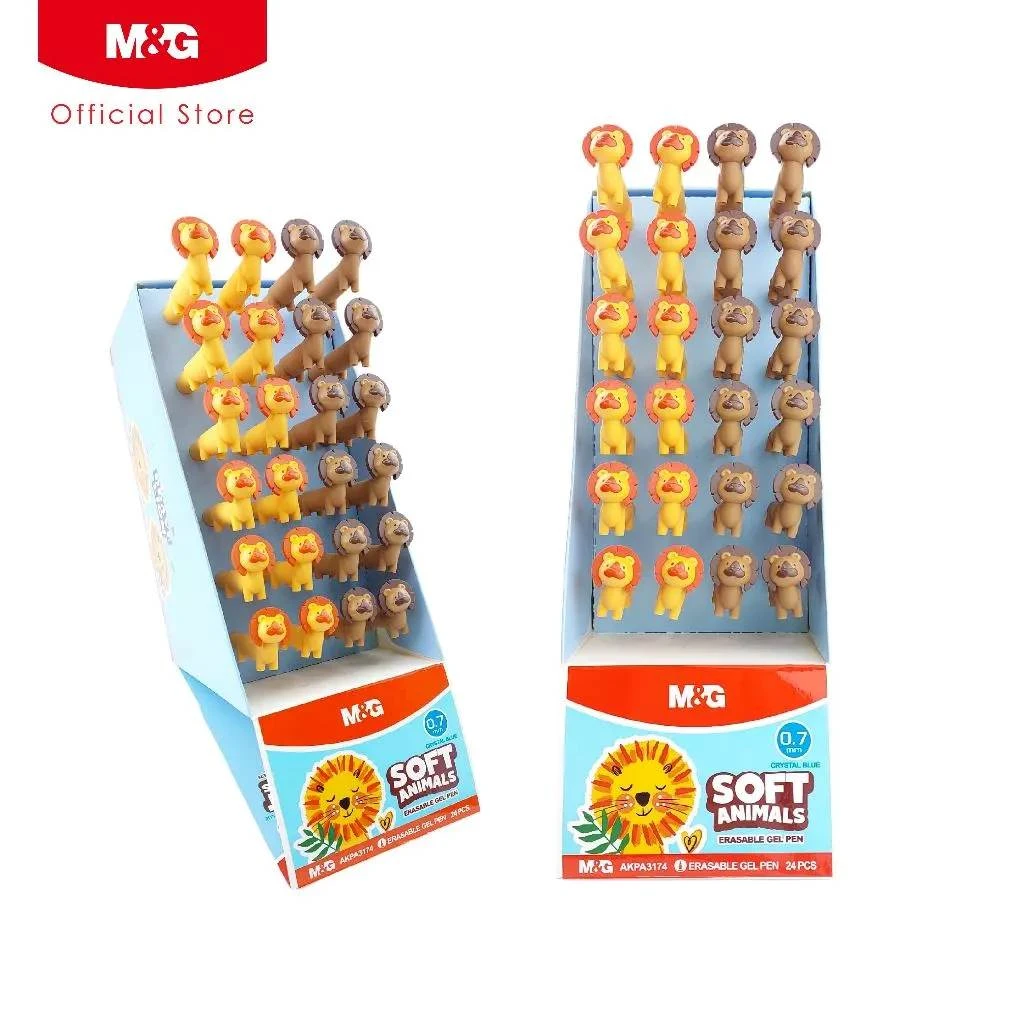 Gel Pen M&G Erasable 0.7MM Black Soft - AKPA3174