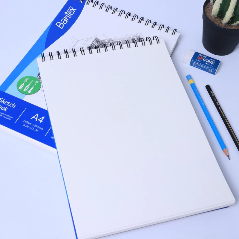 Bantex Sketch Book A4 BK1002 Spiral Atas - 40 Sheets