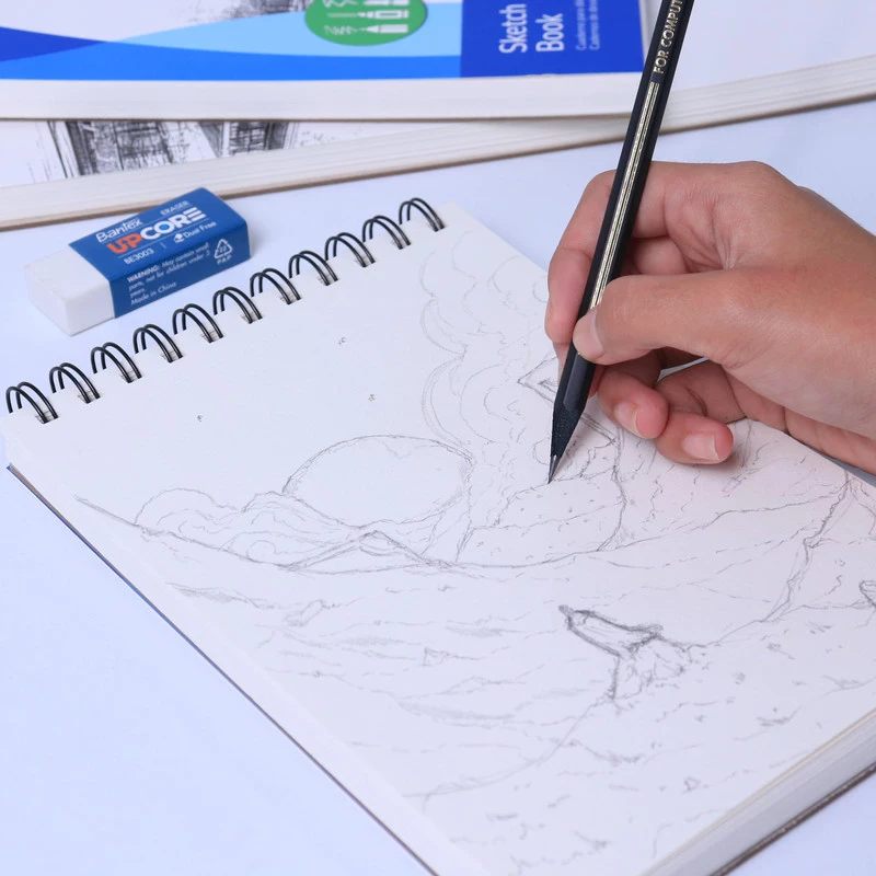 Bantex Sketch Book A4 BK1002 Spiral Atas - 40 Sheets