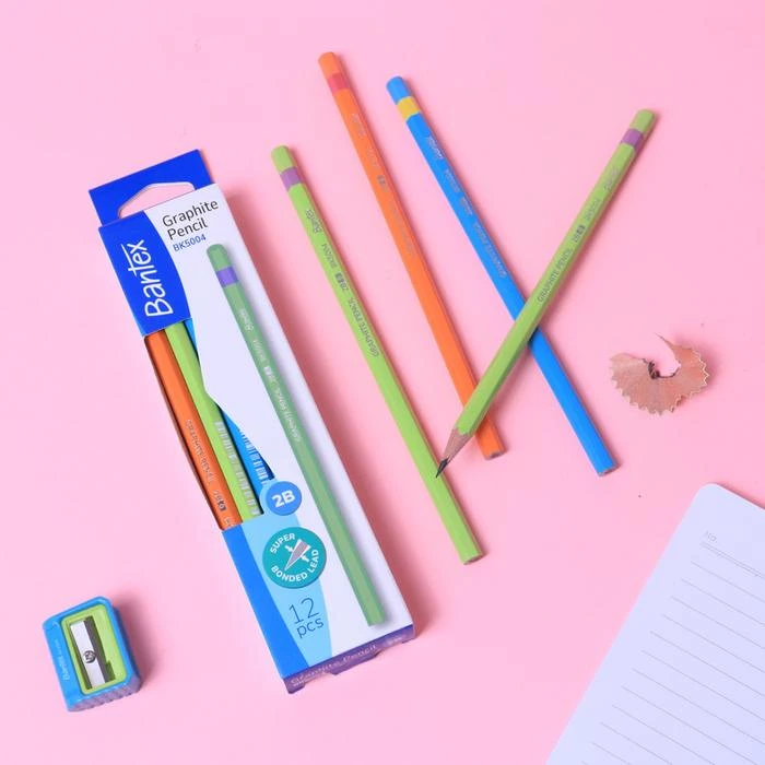 Pensil Bantex 2B BK5004 Hexagonal