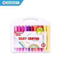 CP-SQ2624 Silky Crayon Squeezy 24 Warna + Kuas