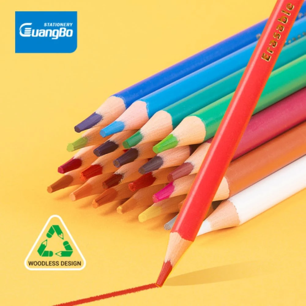 pensil Warna Guangbo Erasable Color Pencil 24 Warna HWH06372