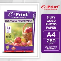 Kertas Foto Silky Gold Photo Paper 260Gsm Eprint