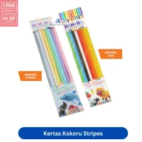 Kertas Kokoru Stripes Ichigo & Ichi Kertas Prakarya
