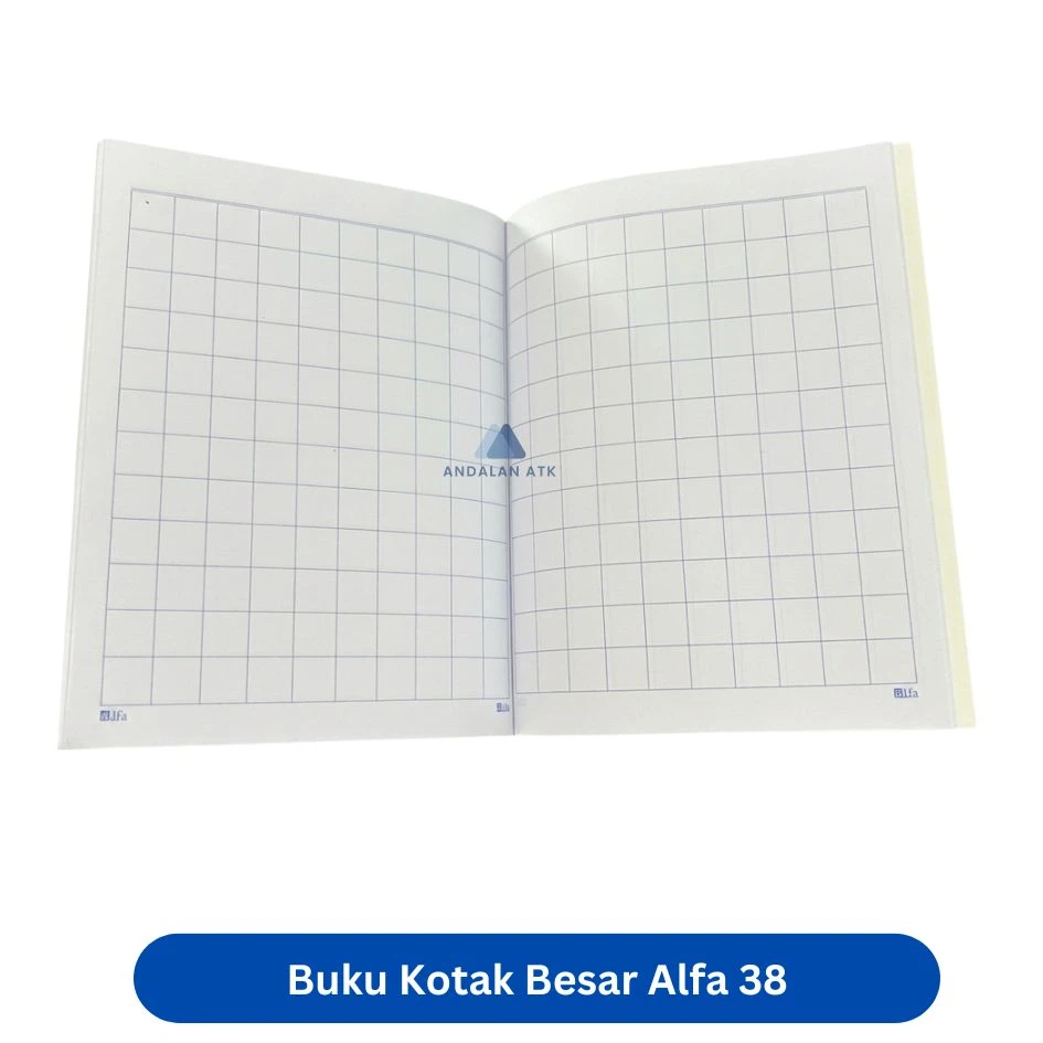 Buku Tulis Kotak Besar Alfa 38 Lembar