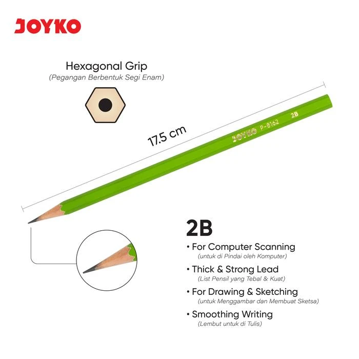 Pensil Joyko 2B P-8162