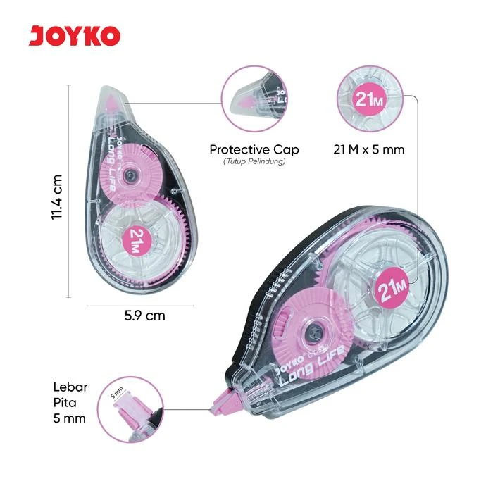 Correction Tape CT-533 Pastel Joyko