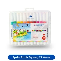 Spidol Akrilik Squeezy 24 Warna SA-SQ7724