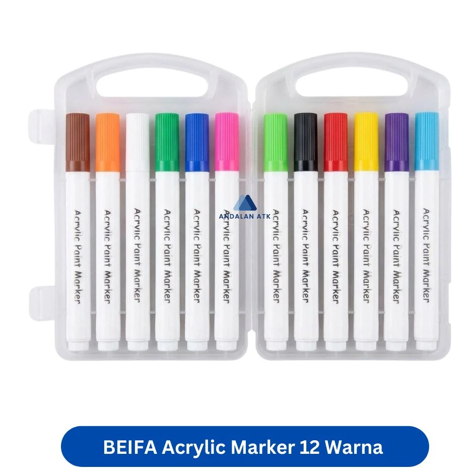 BEIFA Acrylic Marker 12 Warna BFA-PY927-V701