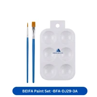 BEIFA Palet Lukis Set Kuas 15x9 BFA-DJ29-3A