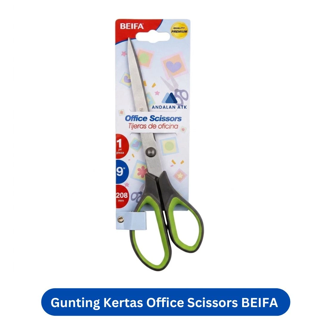 Gunting Kertas Office Scissors BEIFA  BFA-FQ44-1B1