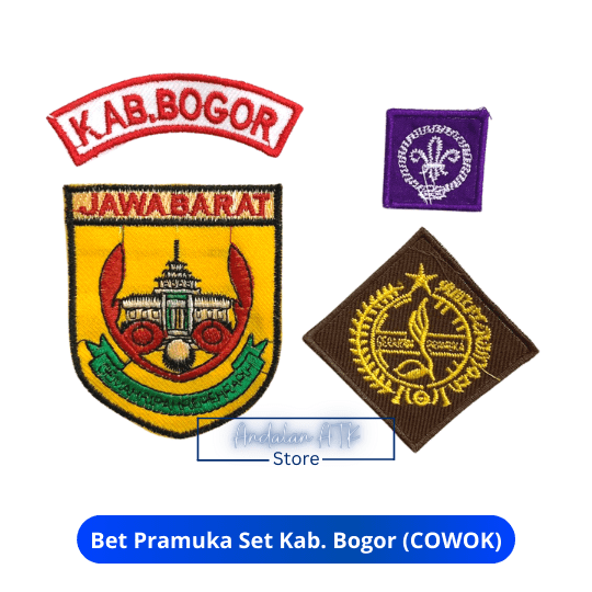 Bet Pramuka Set Cewek dan Cowok / Lokasi Kab. Bogor dan Kota Depok