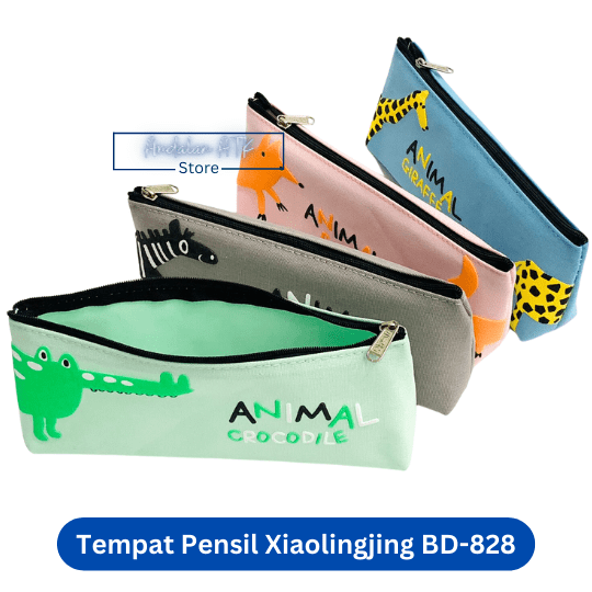 Tempat Pensil Anak Xiaolingjing BD-828 Animal / Kotak Pensil / Pencil Case