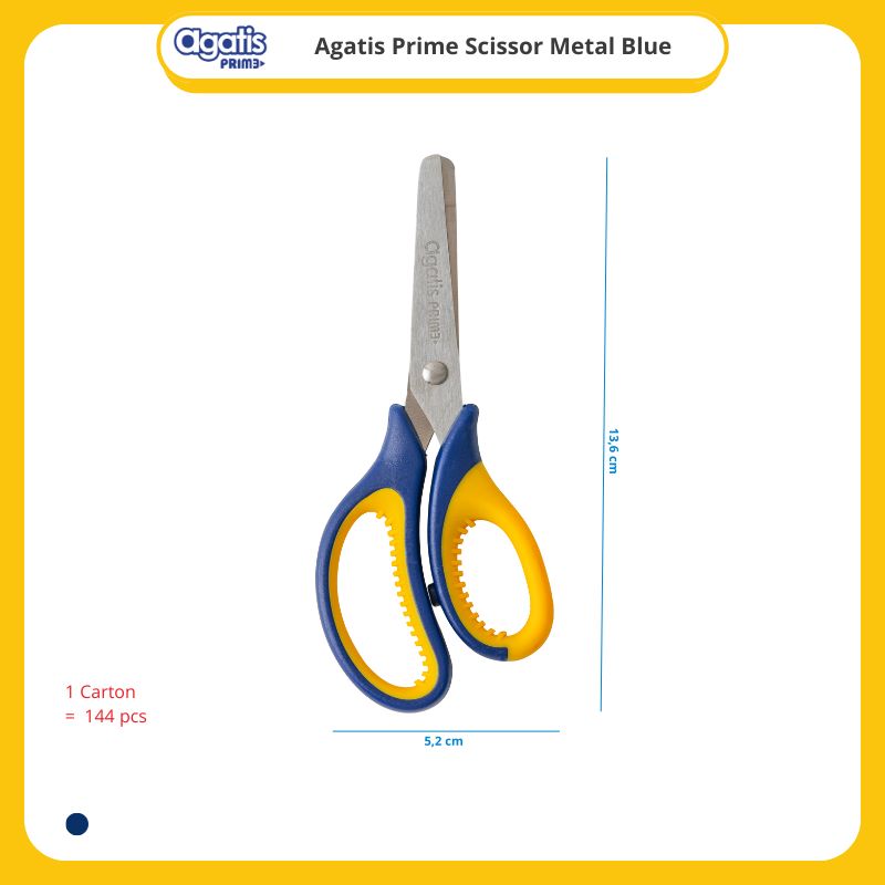 Gunting Agatis Scissor Metal For Kids GPSKD-03M-SC01-B