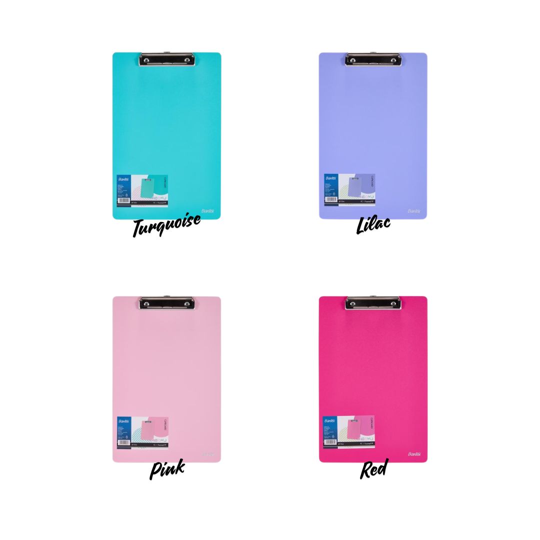 Clipboard Bantex FC BF7504 / Papan Jalan Bantex Ukuran F4 Folio
