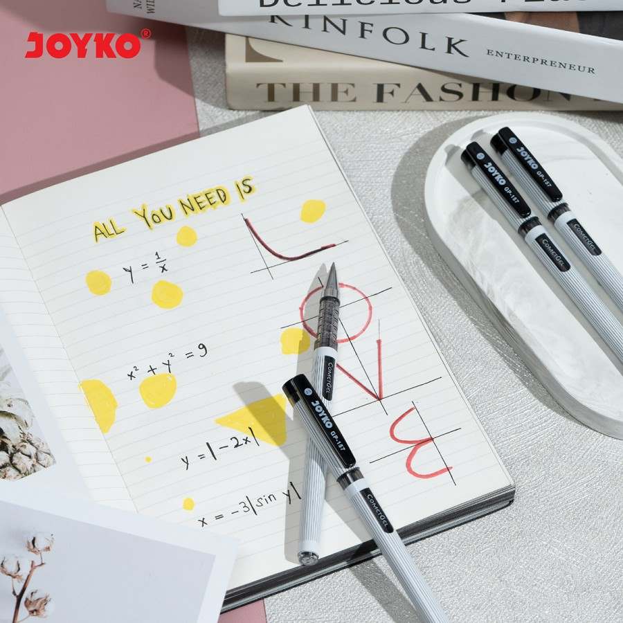 Pulpen Joyko / Ballpoint Joyko GP-157 Comet Gel 0.5mm Hitam / Pena