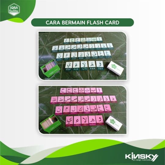 Flash Card Balita Huruf Hijaiyah BOX SET / Kartu Belajar Anak