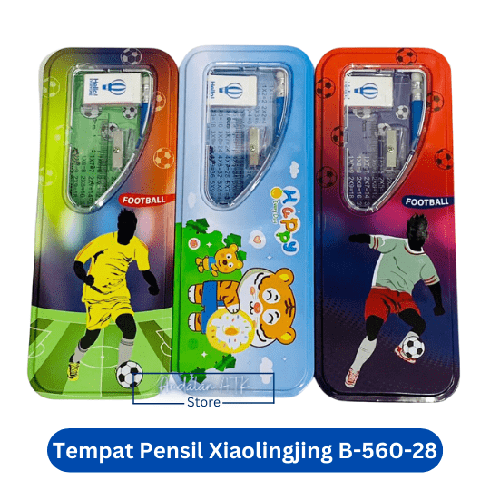 Tempat Pensil Anak Xiaolingjing B-560-28 Kaleng / Kotak Pensil / Pencil Case