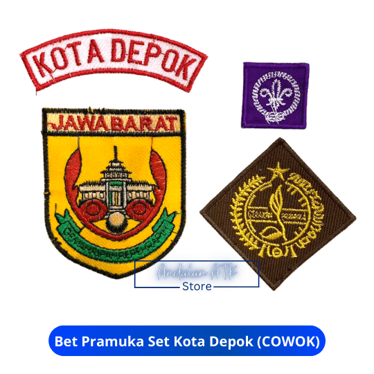 Bet Pramuka Set Cewek dan Cowok / Lokasi Kab. Bogor dan Kota Depok