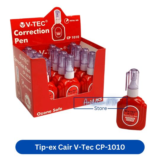 Tip Ex Cair V-TEC CP-1010 Correction Fluid VTEC Tipex