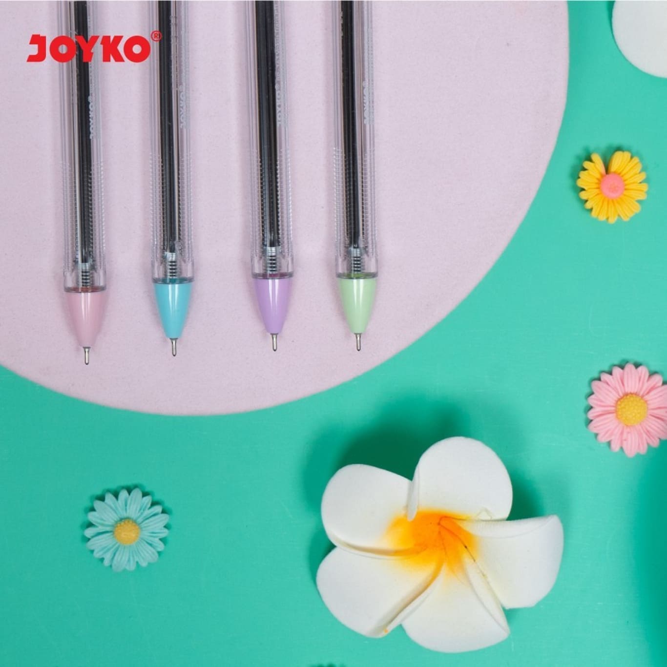 Pulpen / Ballpen Joyko BP-363 Pastel Ukuran 0.7mm / Ballpoint pena