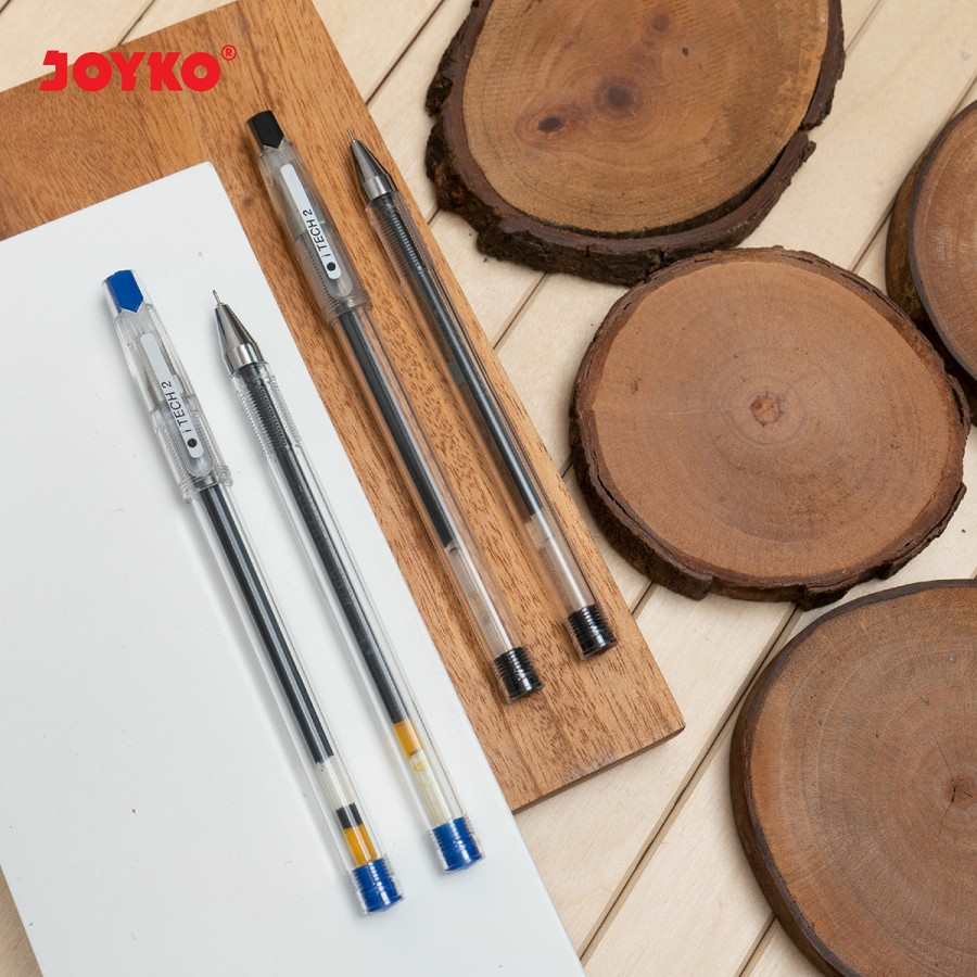 Pulpen / Ballpen Gell Joyko GP-266 Itech Warna Hitam 0.28mm