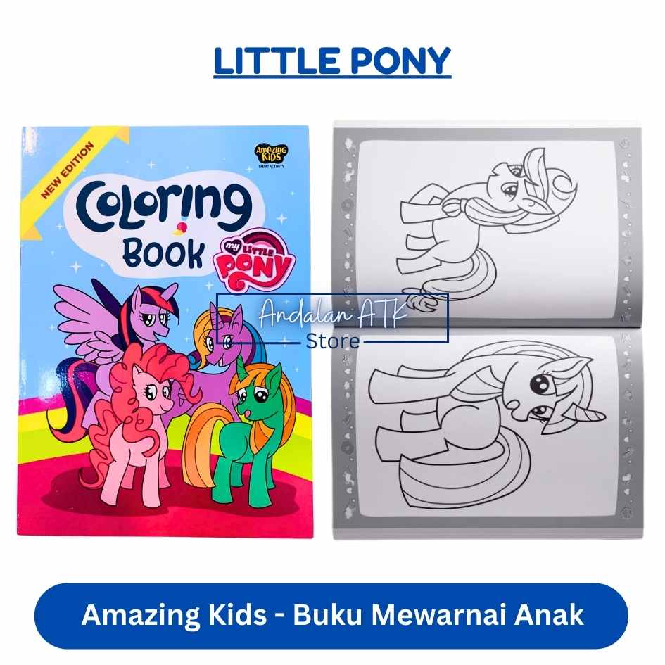 Amazing Kids Buku Mewarnai Anak Coloring Book / Buku Bacaan Cerita Anak