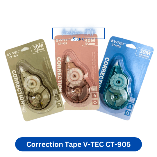 Tip Ex Kertas / Correction Tape V-TEC CT-905 Tipex