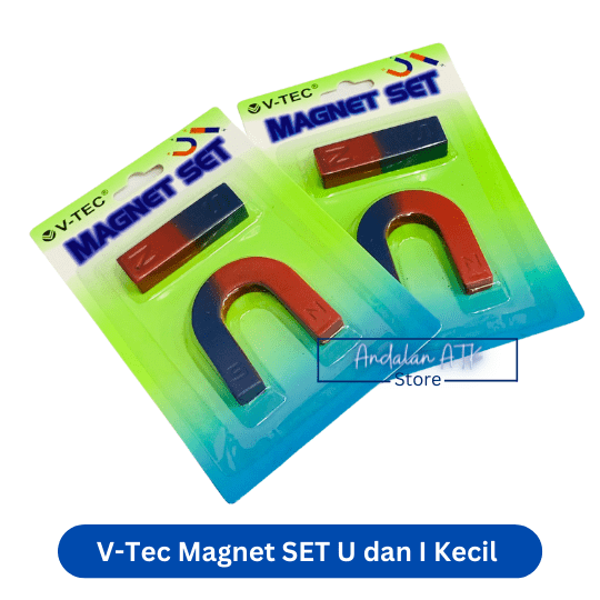 Magnet V-TEC SET U dan I Kecil / Magnet Batang VTEC No-8074