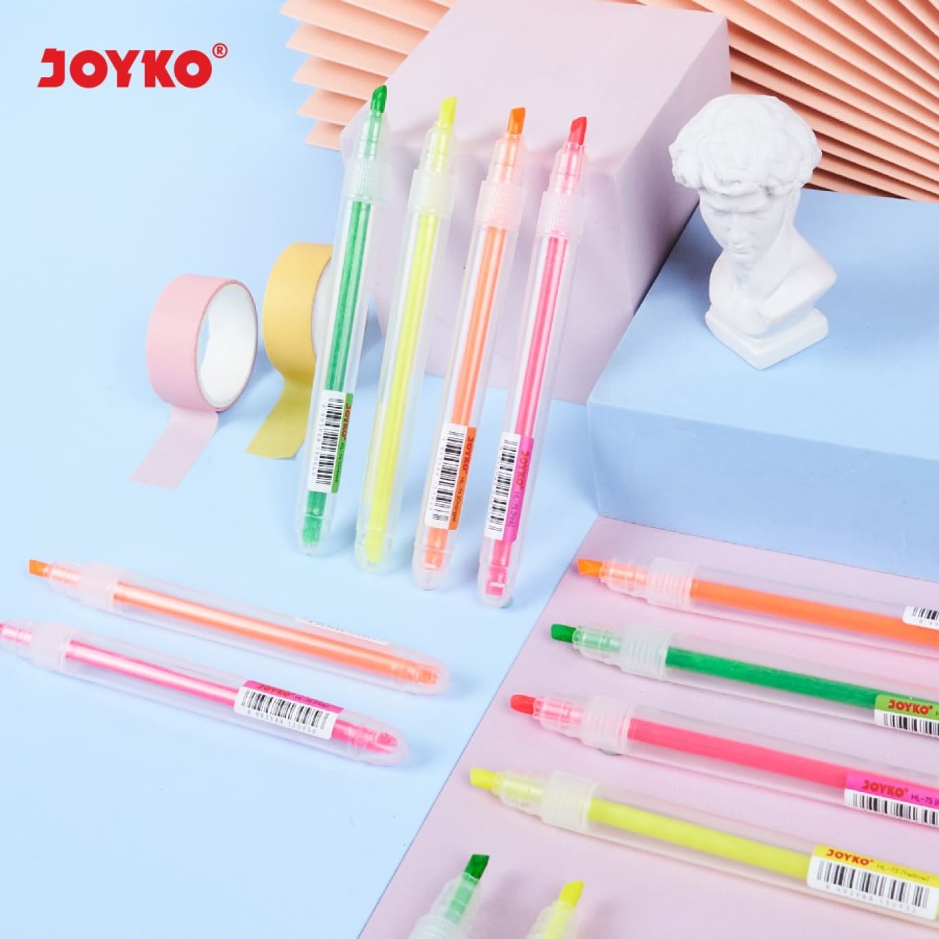 Highlighter Joyko HL-73 74 75 76 / Stabilo Joyko / Penanda Buku