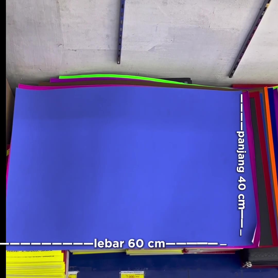 Video review Kertas Karton Asturo 1 Warna Ukuran 40x60