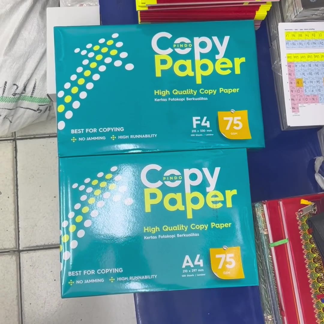 Video review Kertas HVS A4 dan F4 Copy Paper CPB 75gsm (Sinar Dunia)