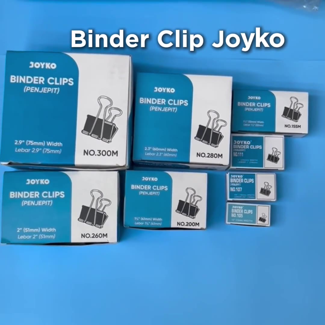 Video review Binder Clip Joyko / Binder Klip Penjepit Kertas