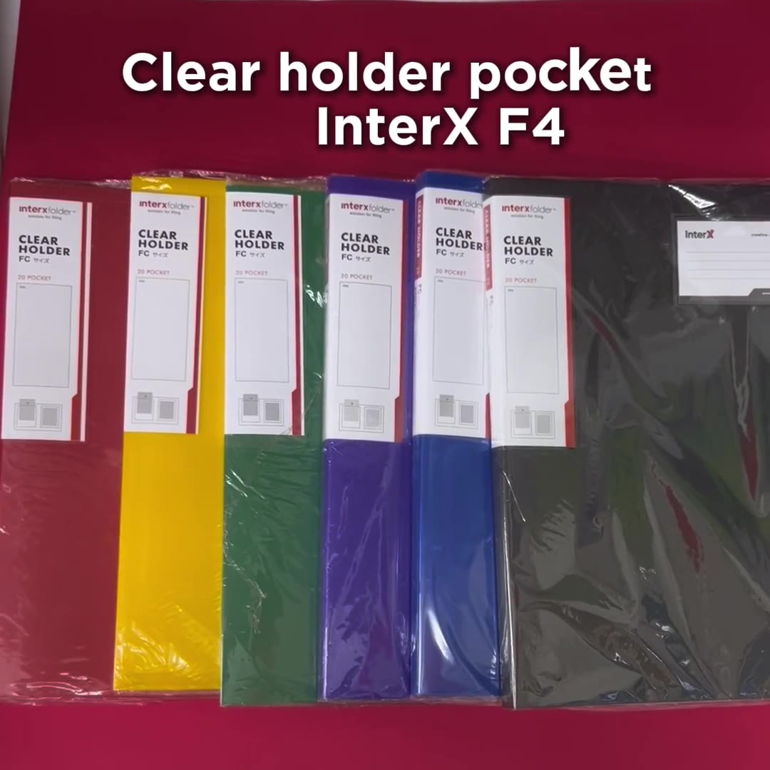 Video review Dokumen Keeper / Clear Holder Pocket InterX Folio Isi 20-40-60 Lembar