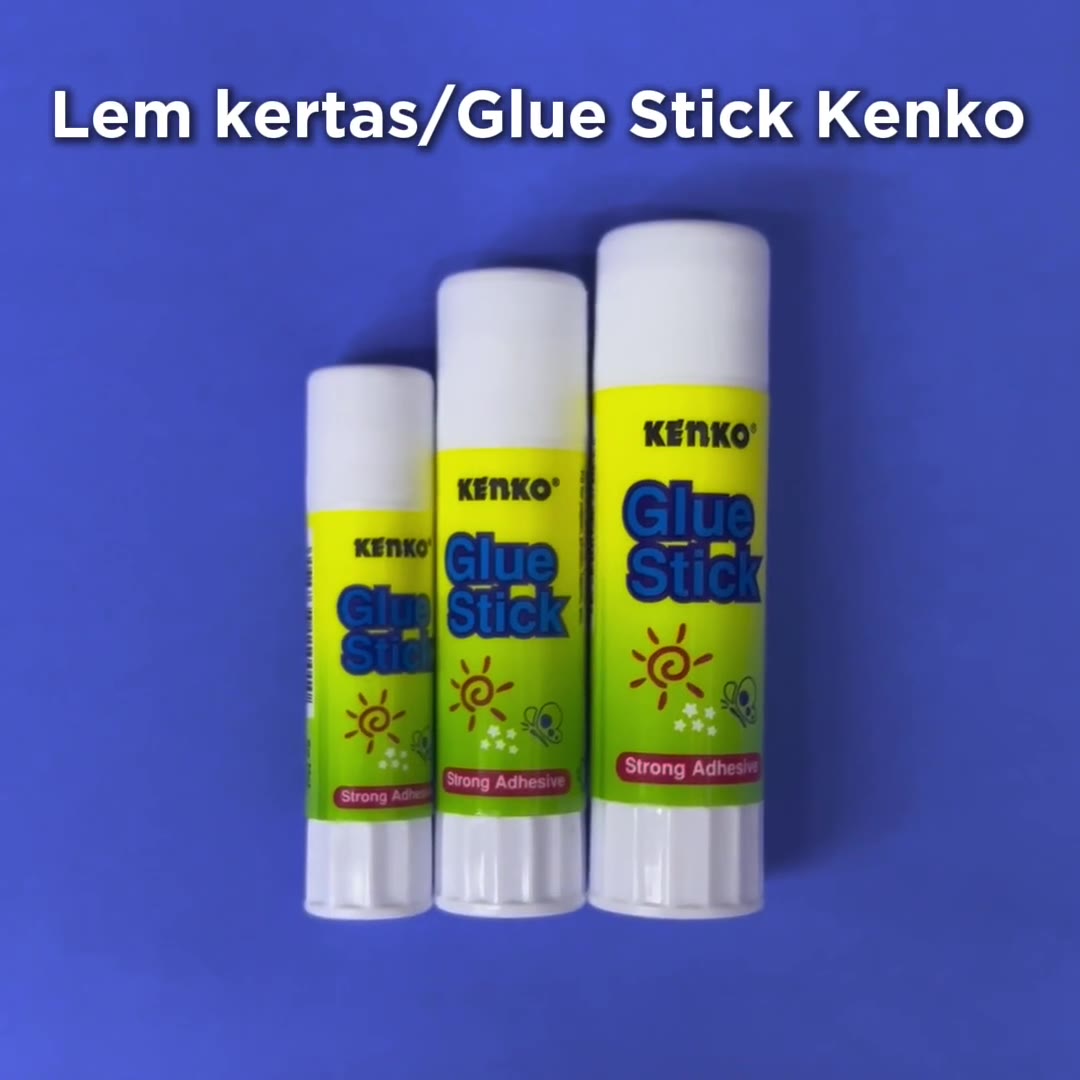 Video review Lem Kertas Kenko Glue Stick Kecil - Tanggung - Besar / Lem Kertas Stik