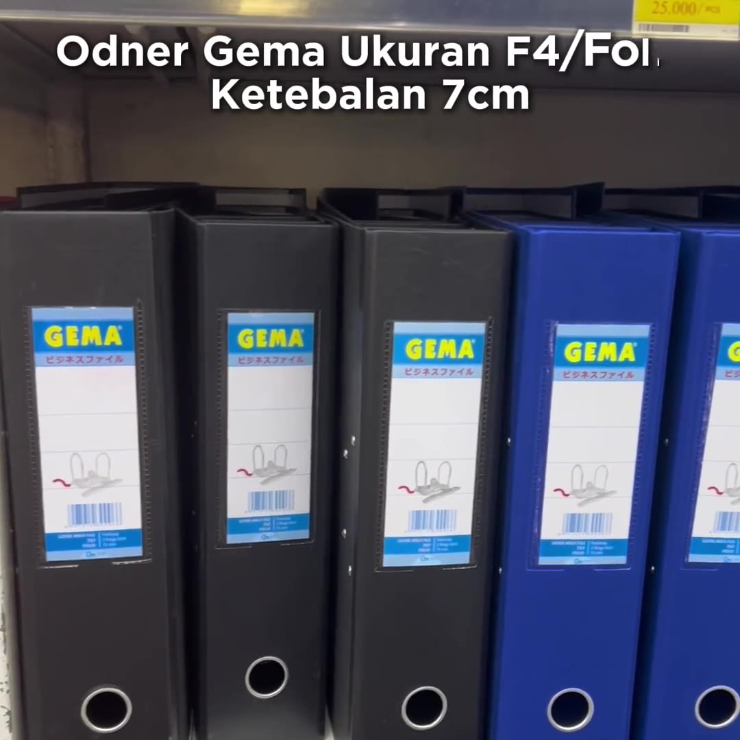 Video review Ordner / Odner Gema Ukuran F4 / Folio 717 Tebal 7cm