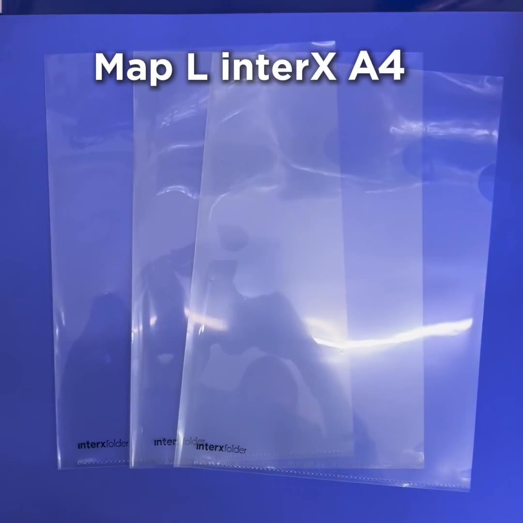 Video review Map L InterX A4 / A4 Clear Sleeve Map Plastik Map Bening