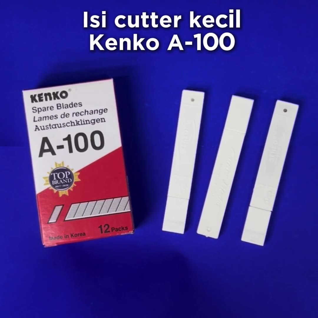 Video review Isi Cutter Kecil Kenko A100 / Refill Cutter Blade Kenko