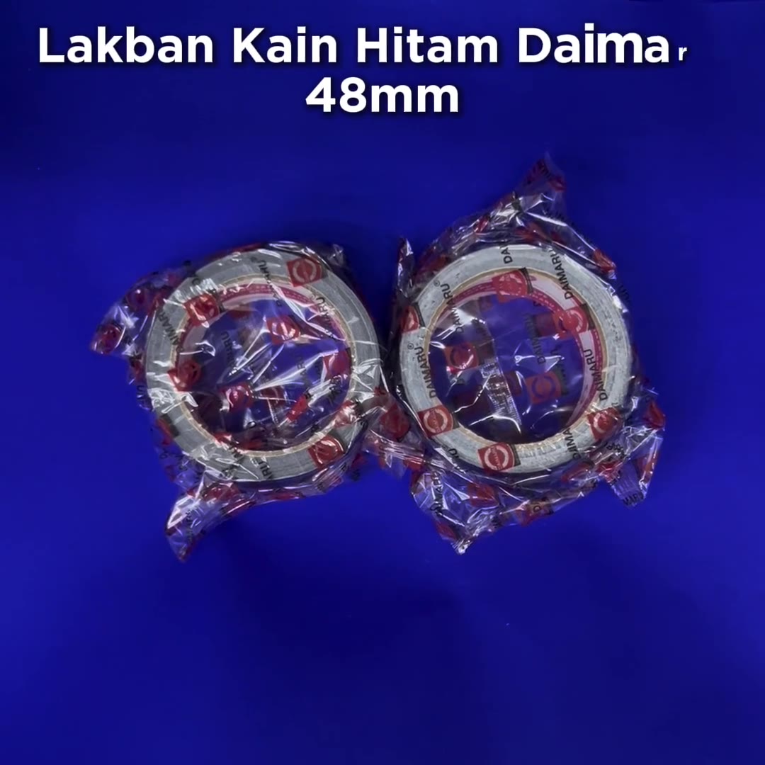 Video review Lakban Kain Hitam / Cloth Tape Daimaru 48mm atau 2inchi