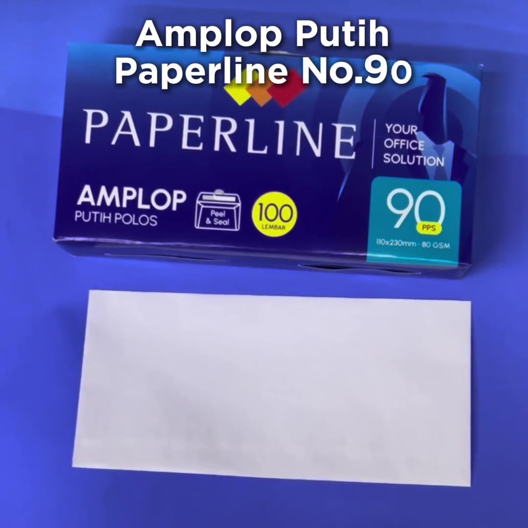 Video review Amplop Putih Paperline No. 90 / Amplop Surat Paperline