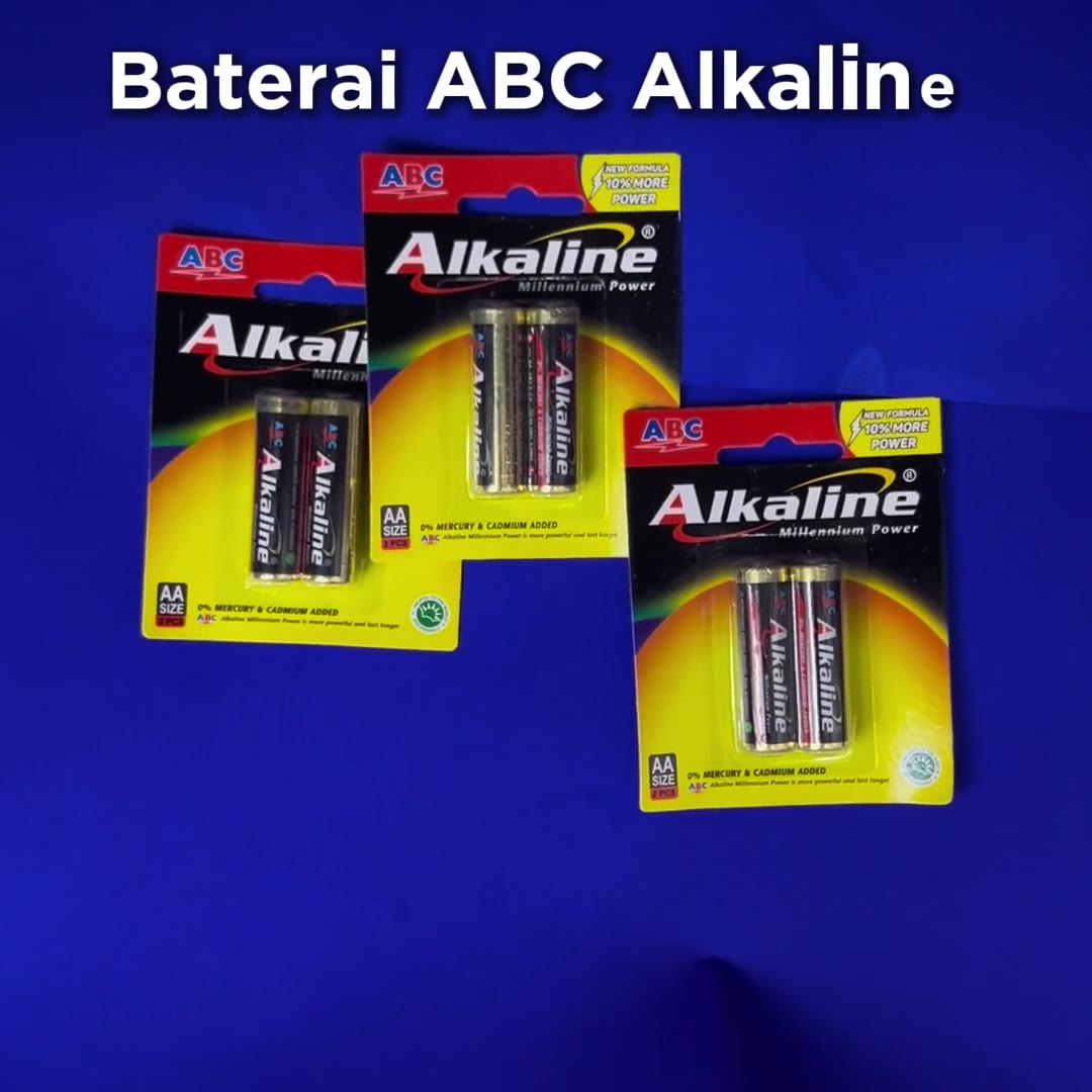 Video review Batu Baterai Alkaline Size AA 1.5V Batu Batrai Alkaline [ISI 2 PCS]